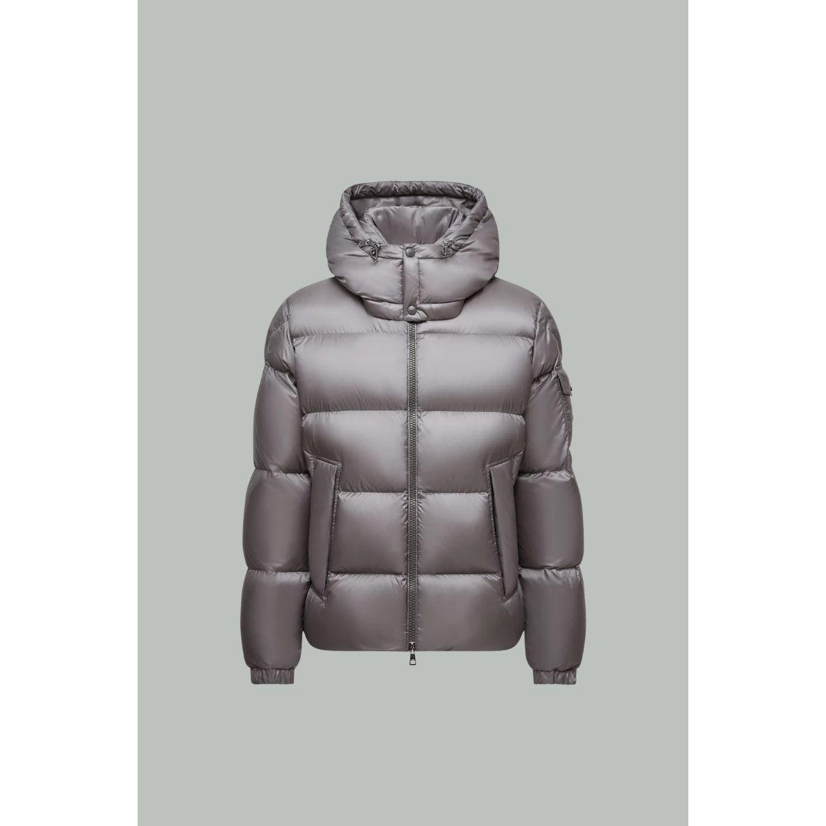 Doudoune Courte À Capuche Couyere - Gris - MONCLER