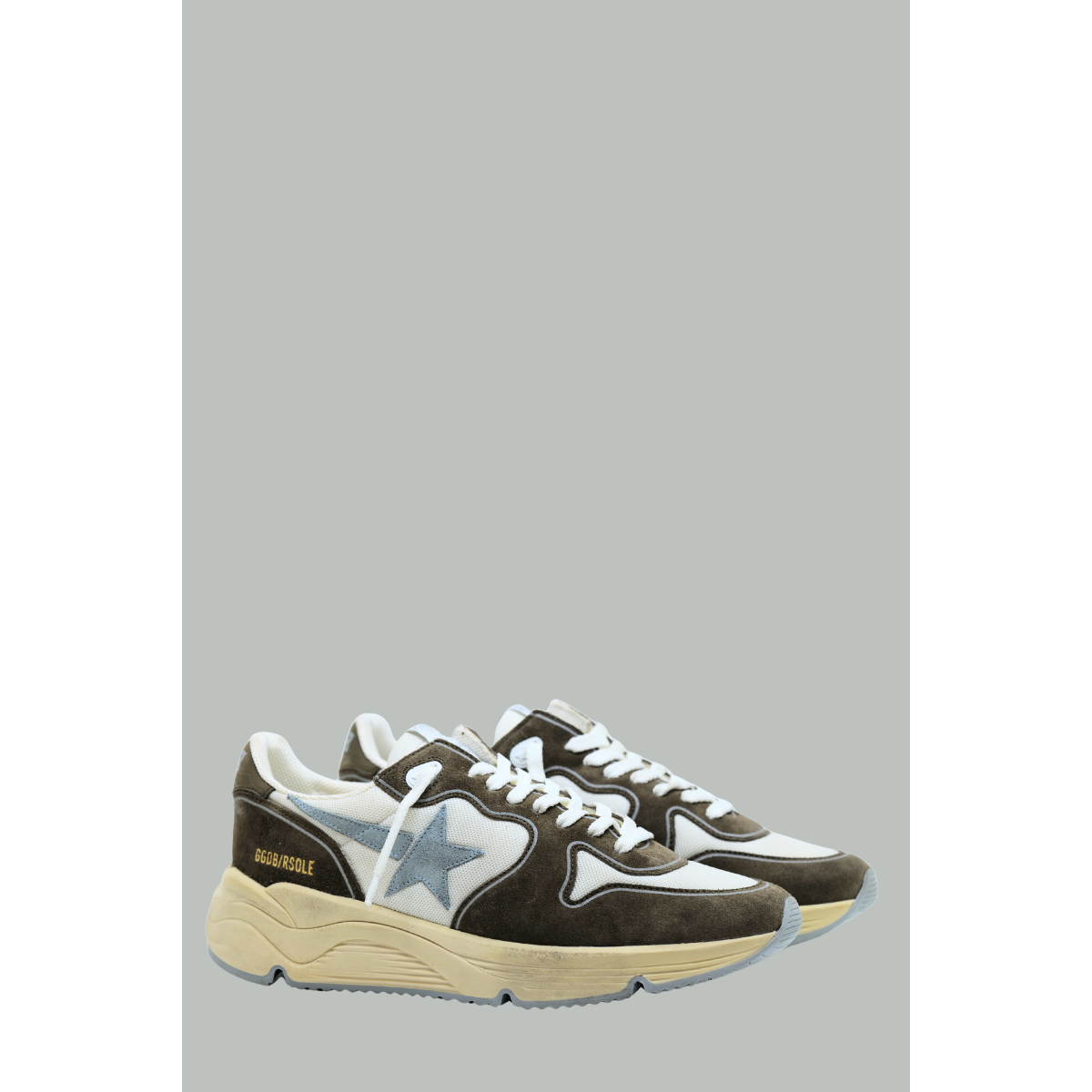 Running Sole Homme - Blanc / Taupe - GOLDEN GOOSE