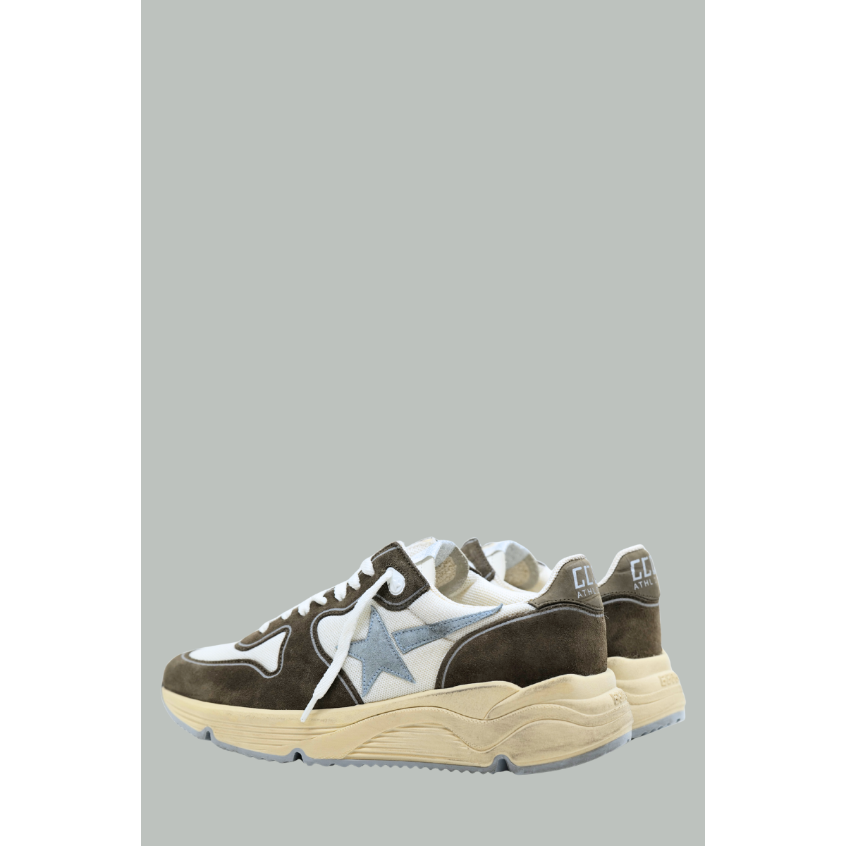 Running Sole Homme - Blanc / Taupe - GOLDEN GOOSE