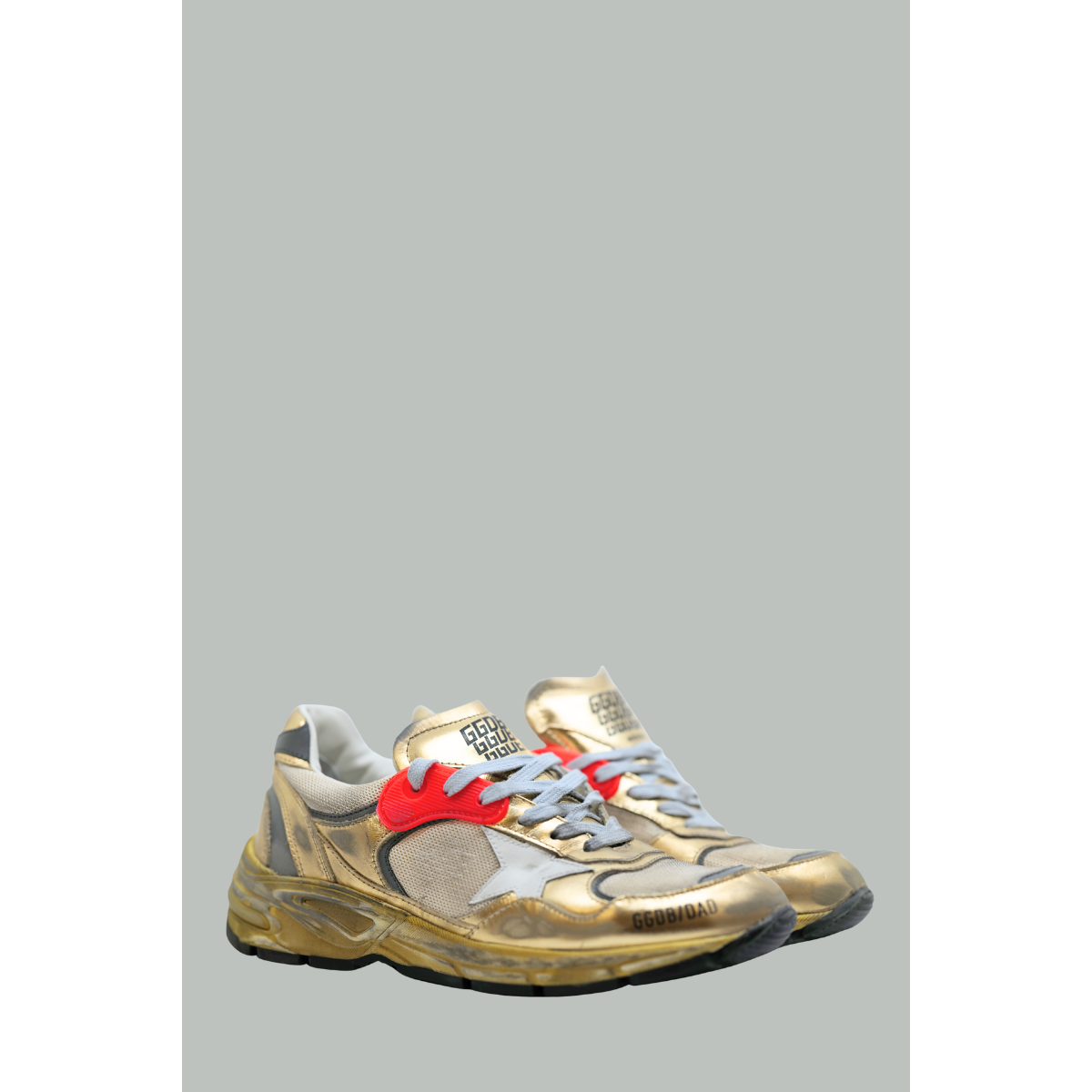 Running Dad New Homme - Or / Crème / Optique blanc - GOLDEN GOOSE