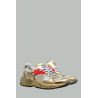 Running Dad New Homme - Or / Crème / Optique blanc - GOLDEN GOOSE
