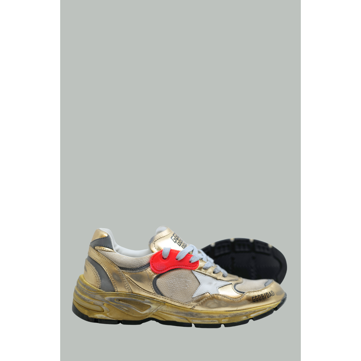 Running Dad New Homme - Or / Crème / Optique blanc - GOLDEN GOOSE
