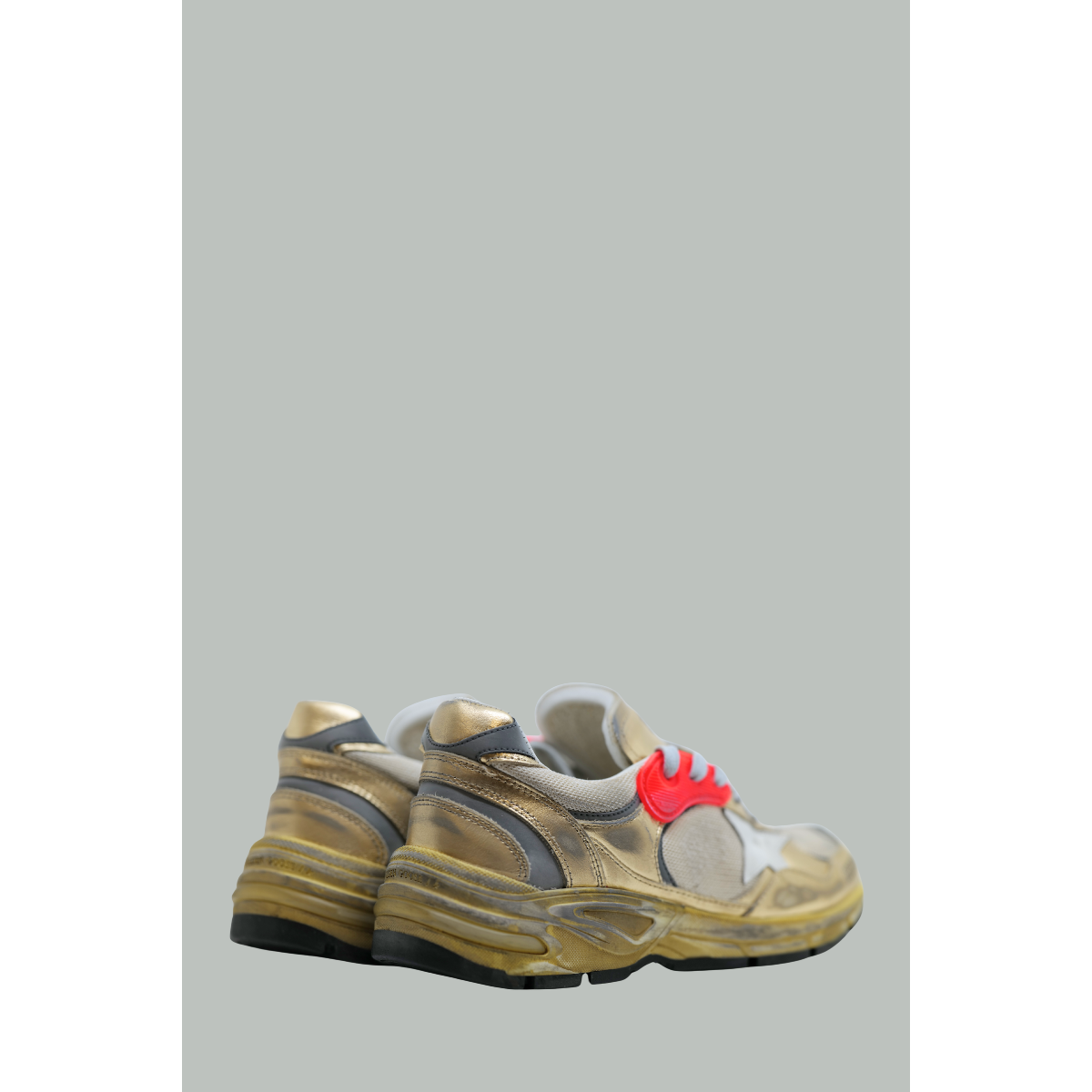 Running Dad New Homme - Or / Crème / Optique blanc - GOLDEN GOOSE