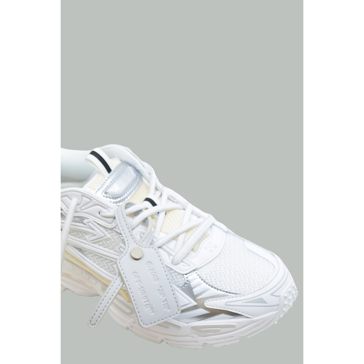 Baskets Be Right Back - Blanc / Argent / Or - Off White Homme