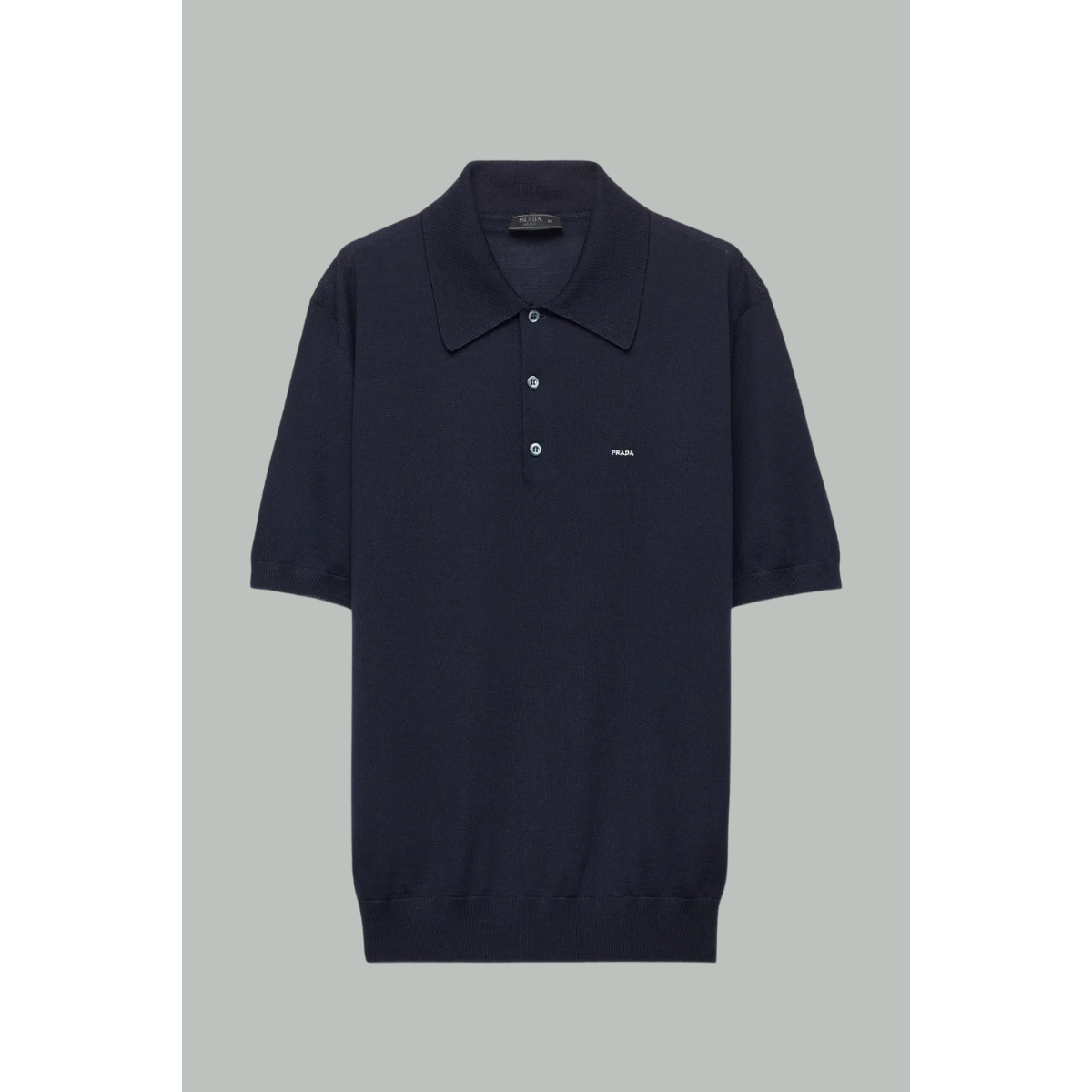 Polo Fin - Bleu Marine - PRADA
