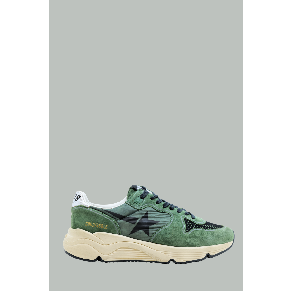 Running Sole - Vert Noir - GOLDEN GOOSE
