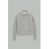 Polo Manches Longues En Alpagua - Gris - AMI PARIS