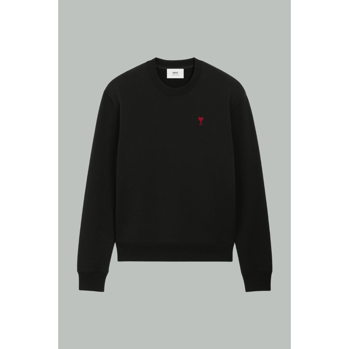 Pull Fin - Noir - AMI PARIS