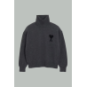 Pull Ami De Coeur Noir - Gris - AMI PARIS