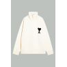 Pull Ami de Coeur Noir - Blanc - AMI PARIS