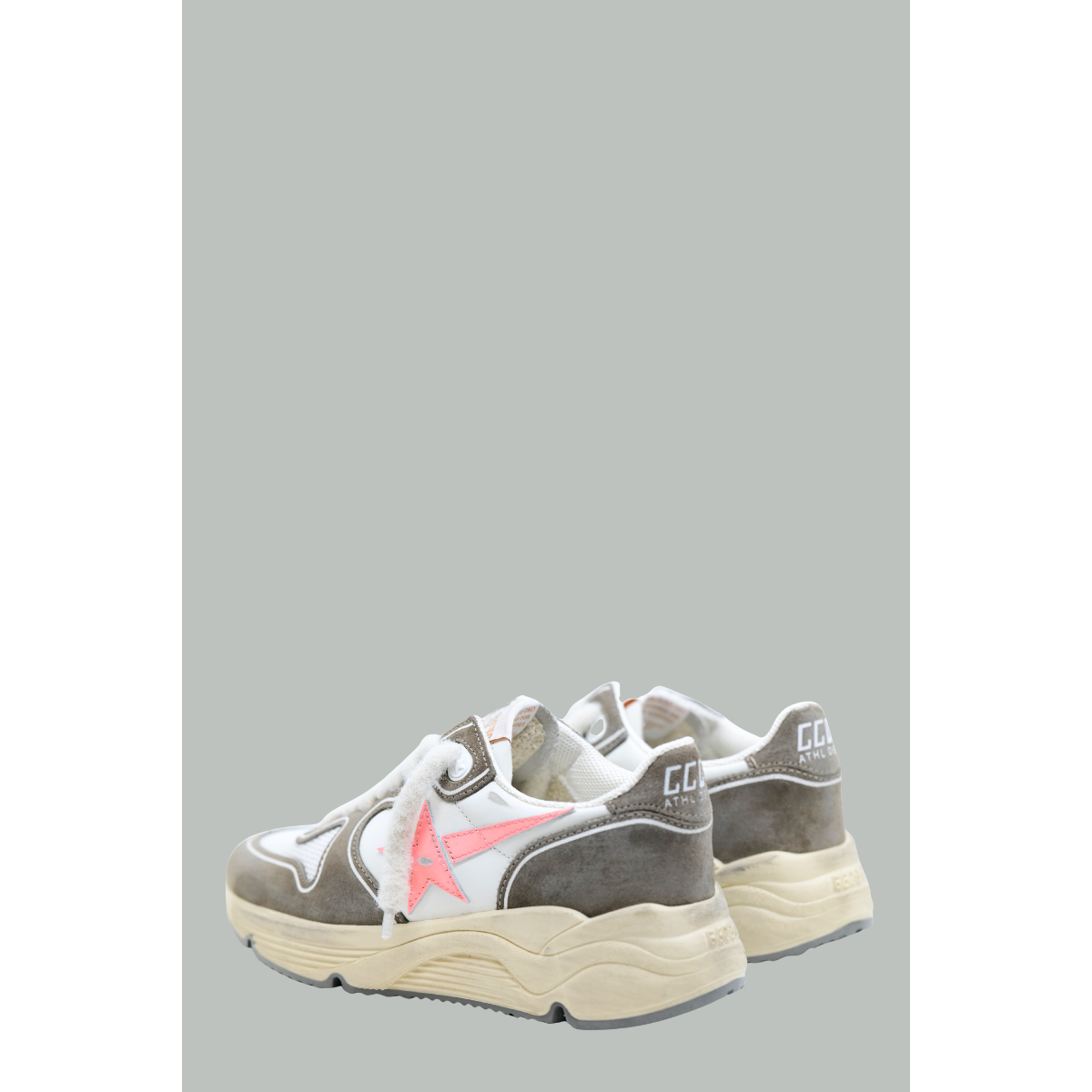 Baskets Running Sole Femme - Beige/Rose - GOLDEN GOOSE