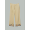 Pantalon Burberry Check - Beige - BURBERRY