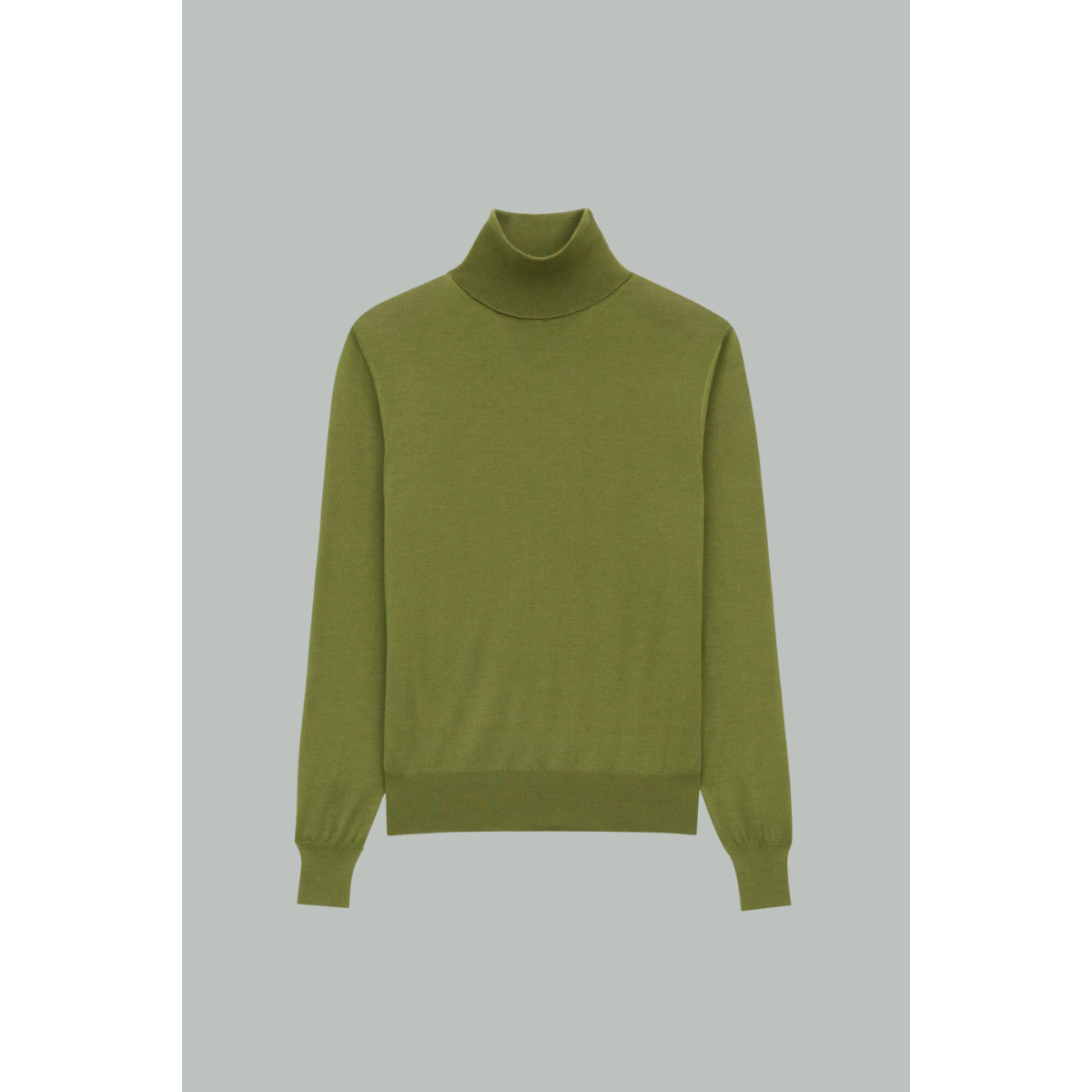 Pull à Col Roulé - Vert - SAINT LAURENT