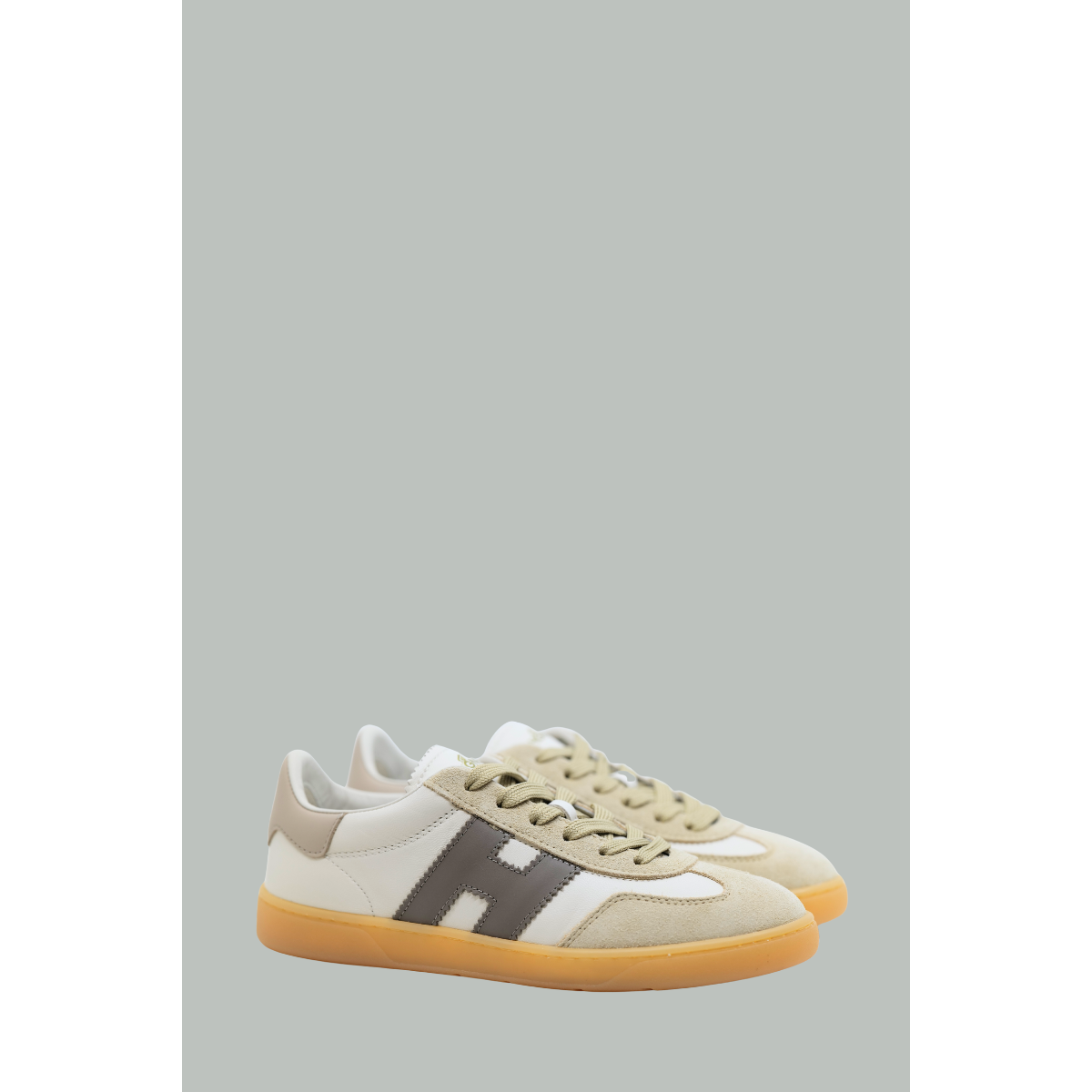 Baskets Hogan Cool - Blanc Marron - HOGAN