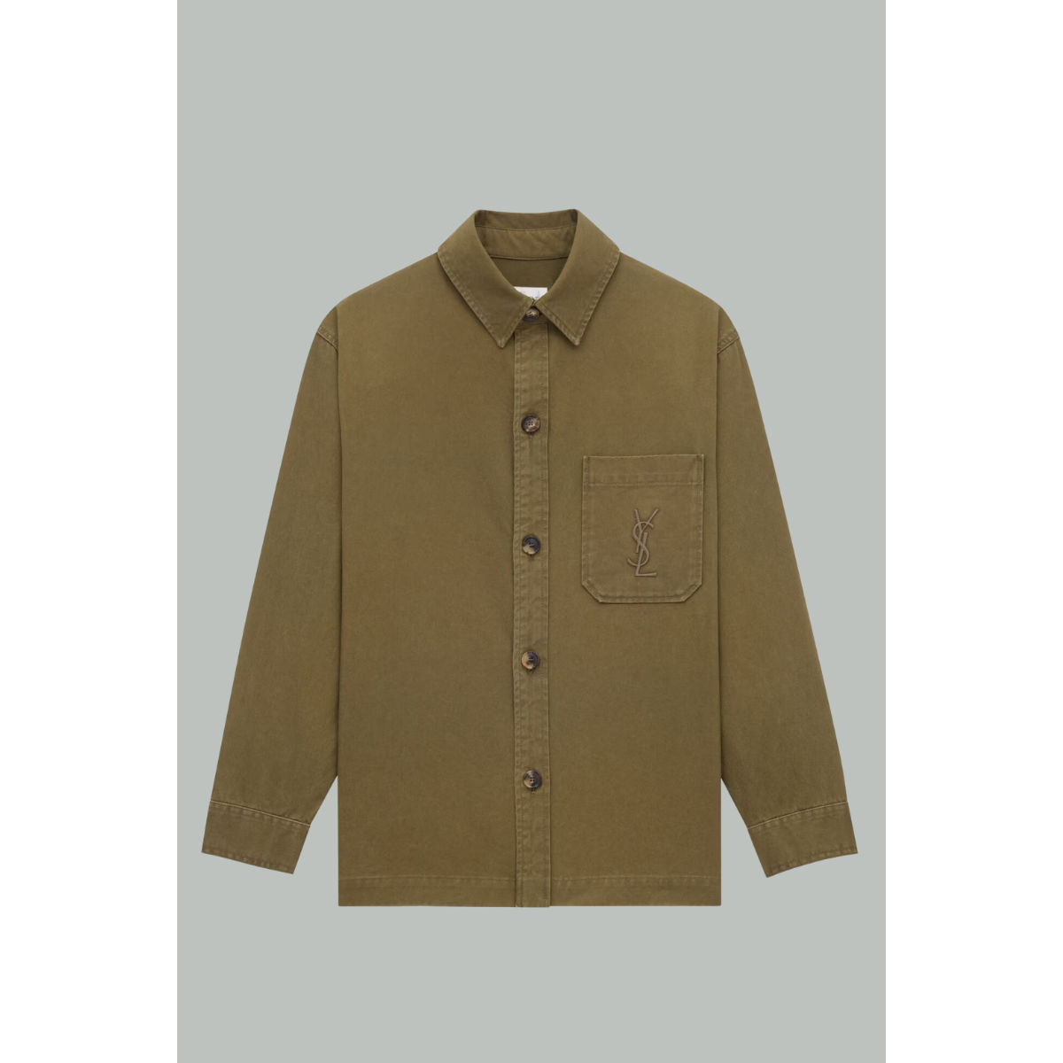 Surchemise Cassandre - Kaki - SAINT LAURENT