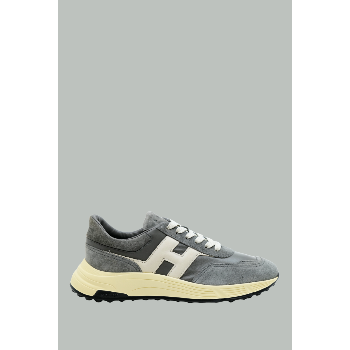 Baskets Hogan Hyperlight Homme - Gris Blanc - HOGAN