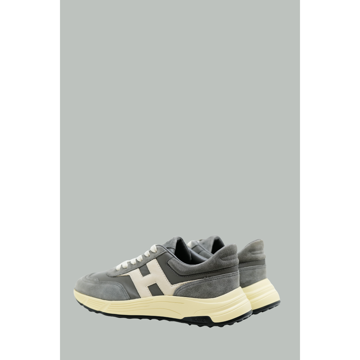 Baskets Hogan Hyperlight Homme - Gris Blanc - HOGAN
