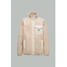 Sweat Zippé En Teddy  - Écru - MONCLER