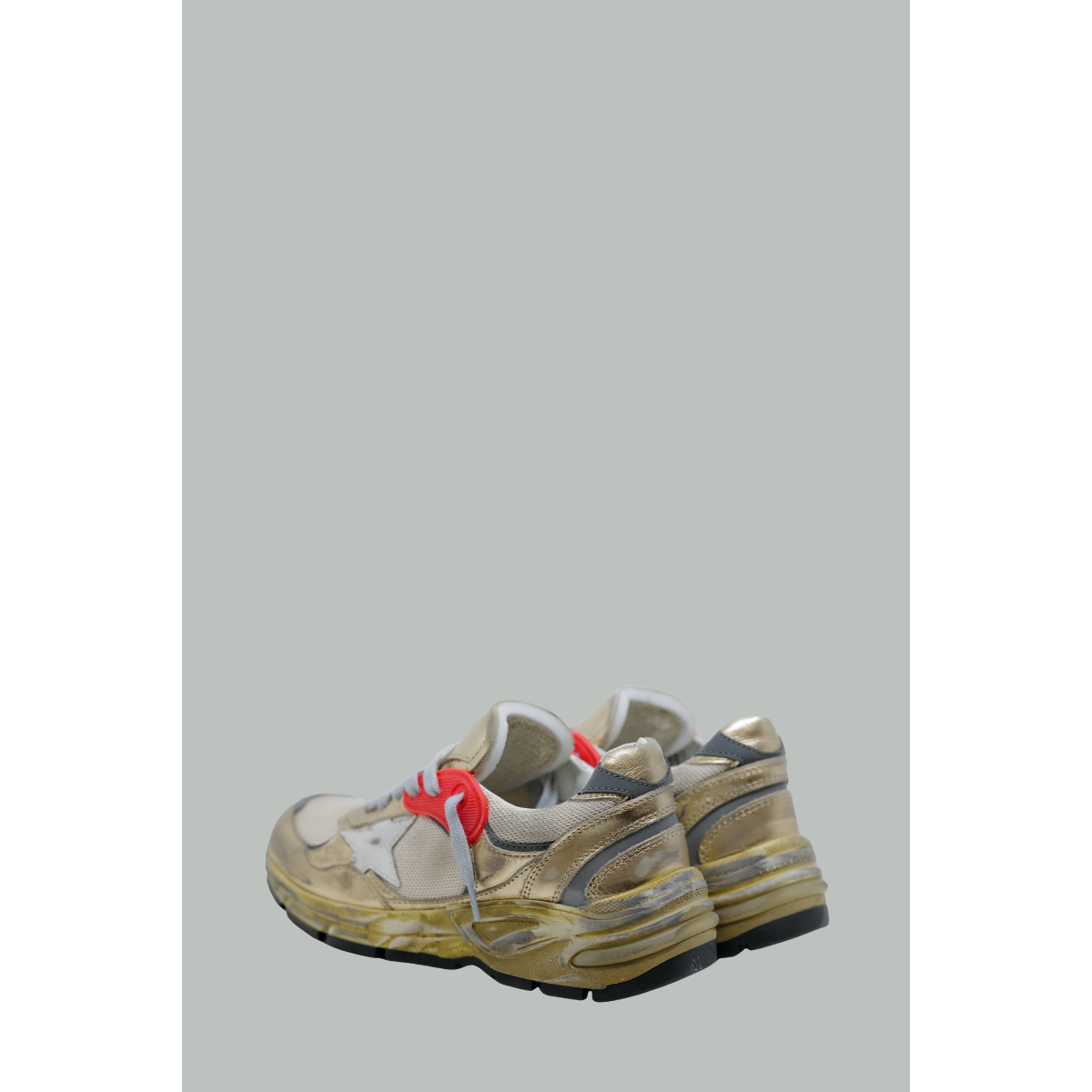 Baskets Dad-Star Femme - Doré / Blanc -GOLDEN GOOSE