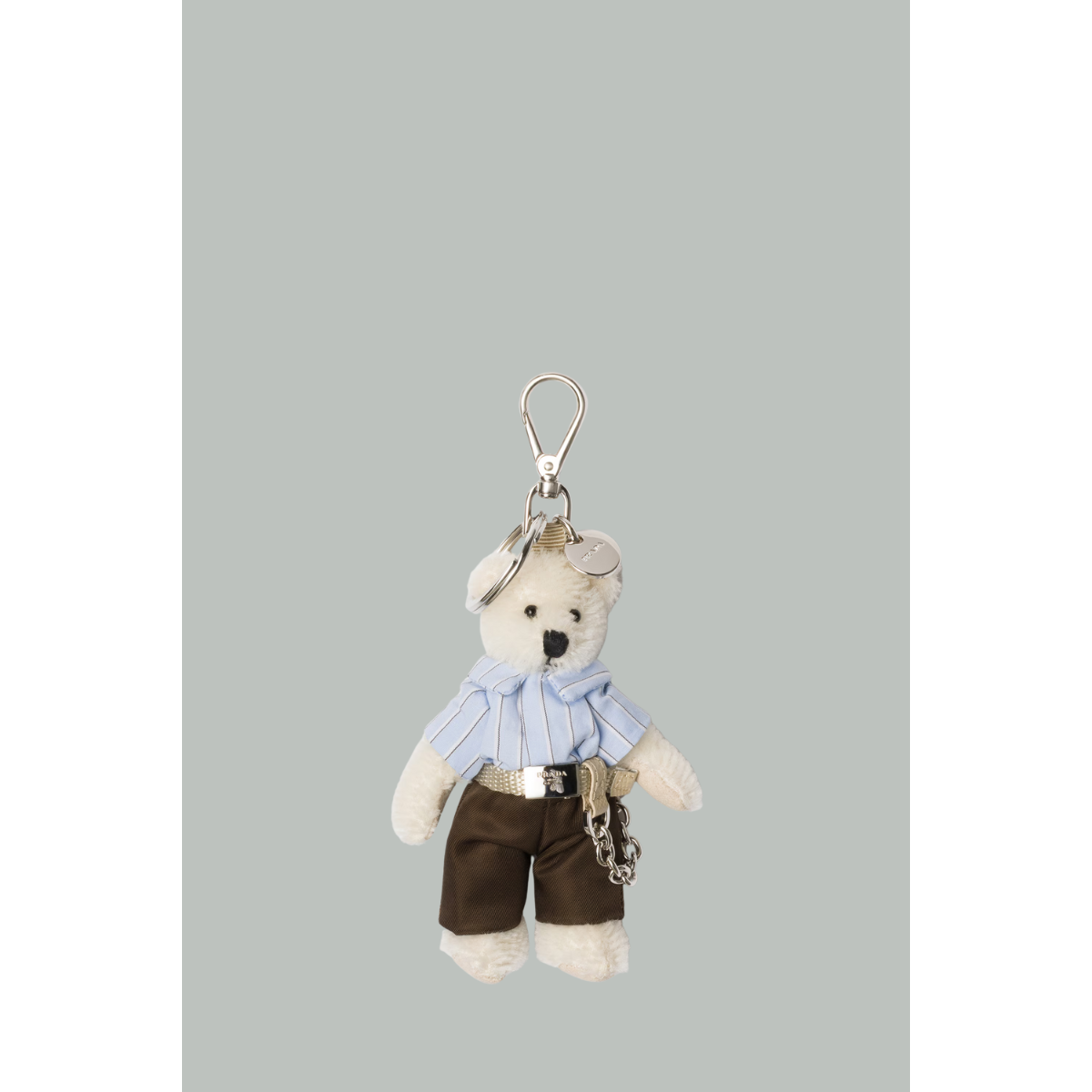 Charm porte-clés Teddy - Blanc - PRADA