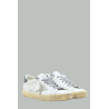 Super-Star Classic With Spur Homme - Blanc / Glace / Gris Foncé - GOLDEN GOOSE