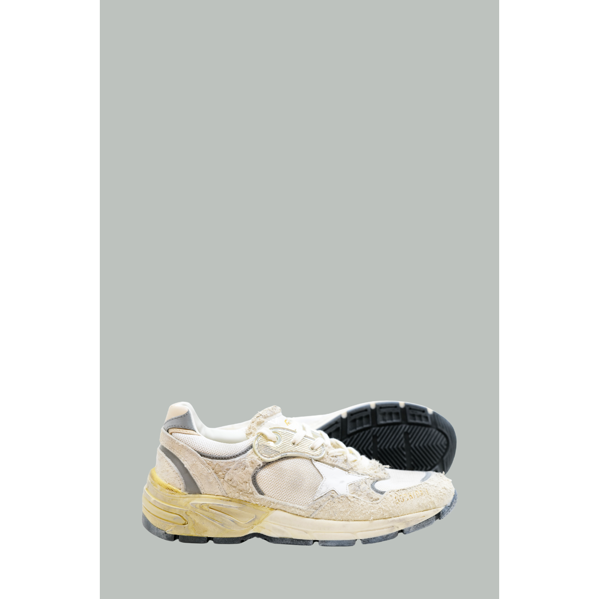 Dad-Star Women’s Sneakers - White/ Silver - GOLDEN GOOSE