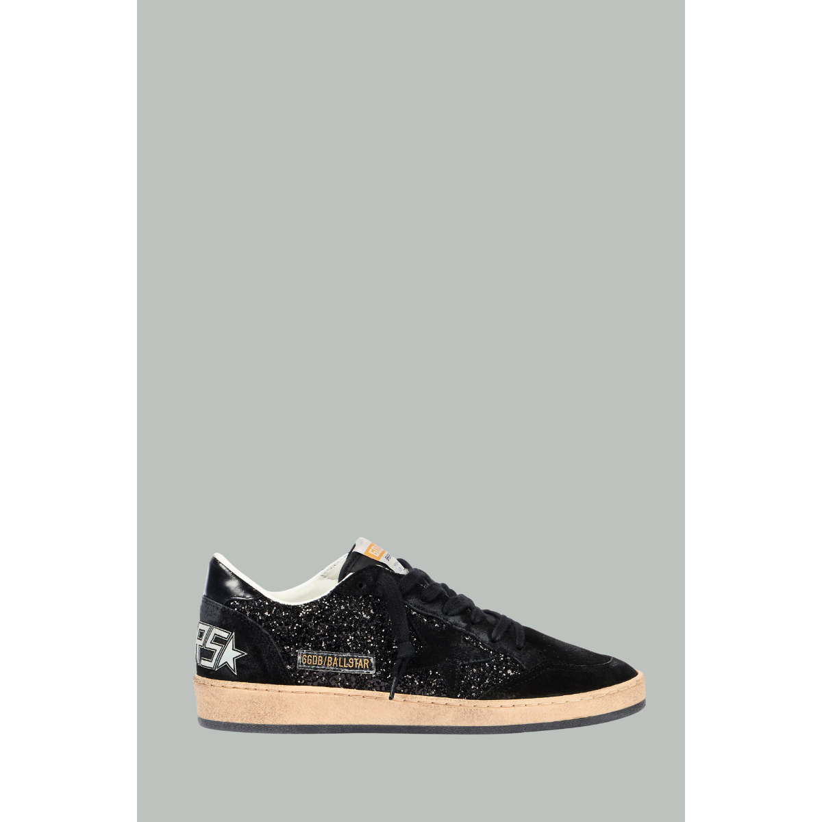 Baskets Ball Star - Noir Glitter - GOLDEN GOOSE