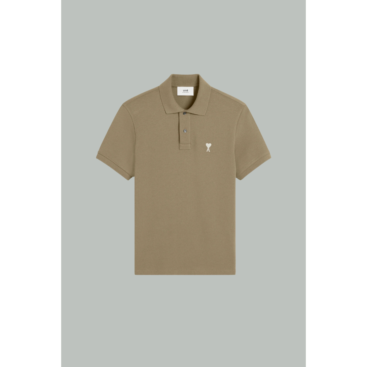 Polo Ami of the heart - Green - AMI PARIS
