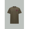 Cotton Logo T-Shirt - Khaki - MONCLER