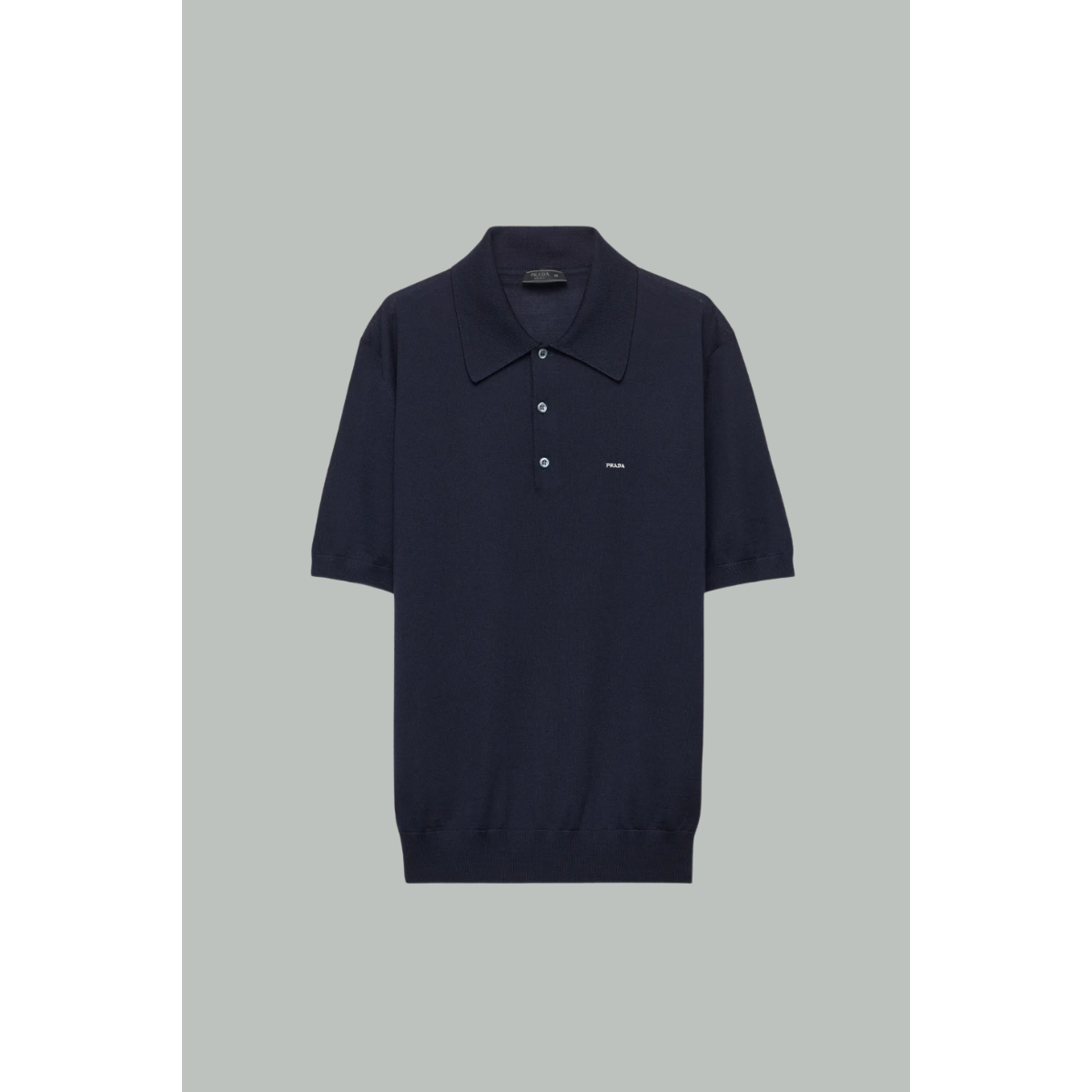 Polo Fin - Bleu Marine - PRADA