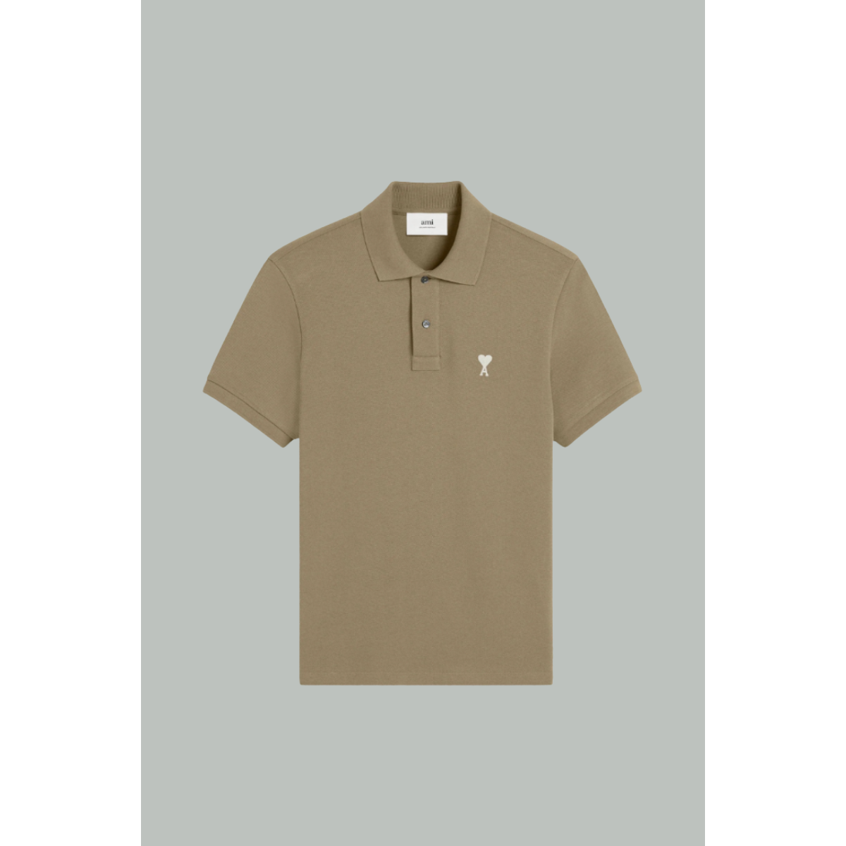 Polo Ami of the heart - Green - AMI PARIS