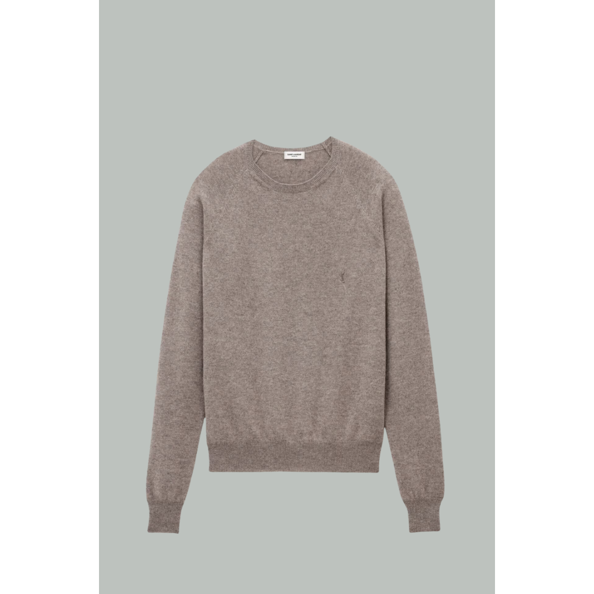 Pull Cassandre Cachemire Taupe - SAINT LAURENT