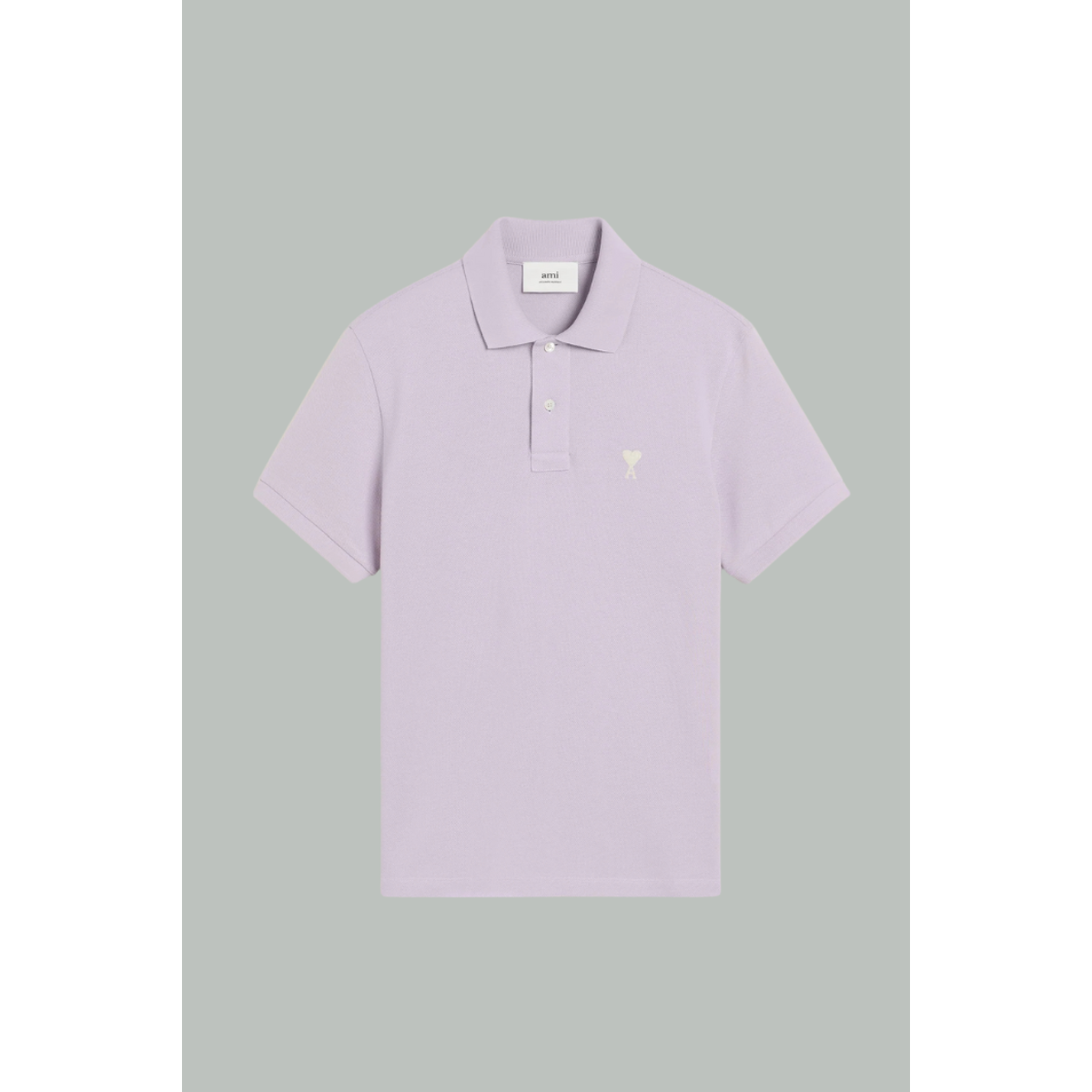 Polo Ami of the heart - Purple - AMI PARIS