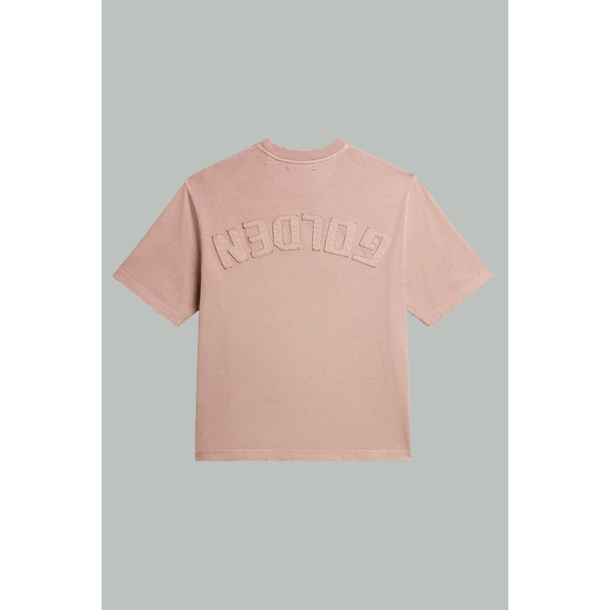 T-Shirt David - Vieux Rose - Coton - GOLDEN GOOSE