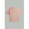 T-Shirt David - Vieux Rose - Coton - GOLDEN GOOSE