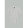 Polo ami de coeur - Gris - Coton - AMI PARIS
