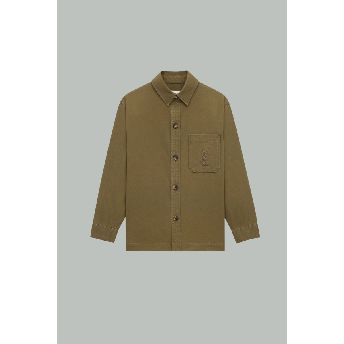 Surchemise Cassandre - Kaki - SAINT LAURENT