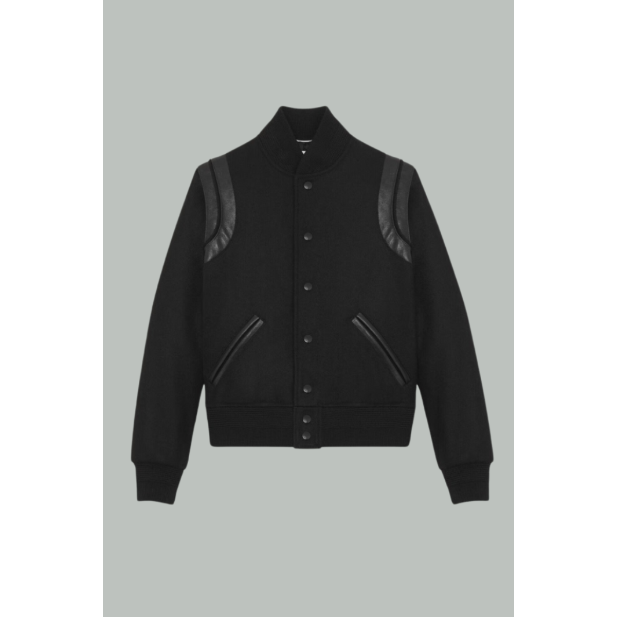Veste Teddy en Laine - Noir - SAINT LAURENT