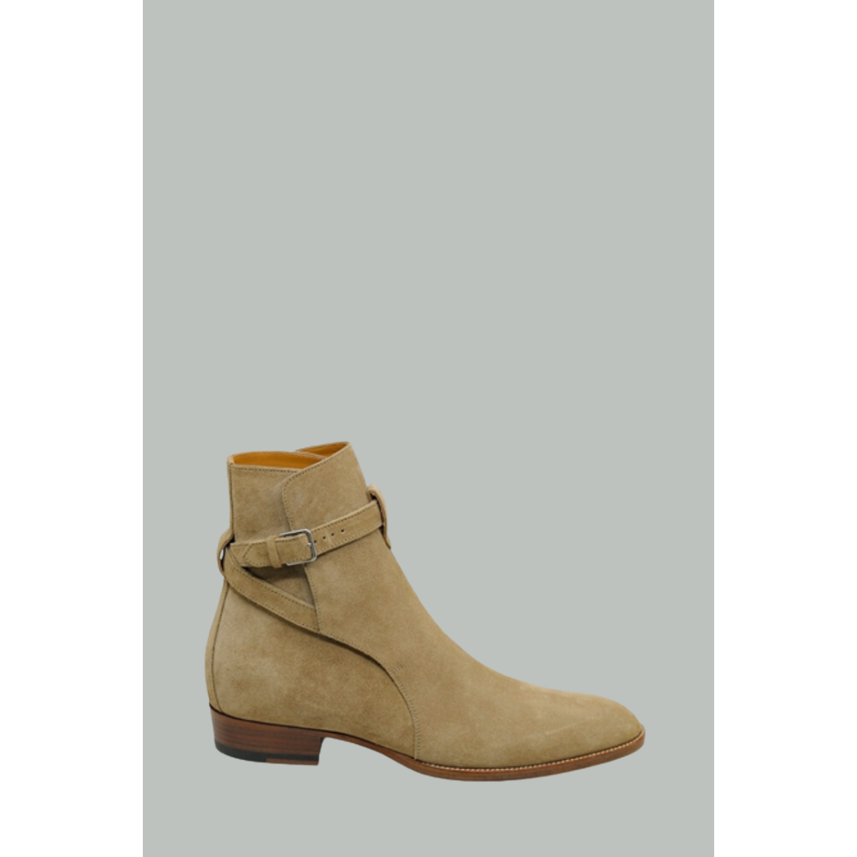 Wyatt Jodhpur Boots en Suède - Beige - SAINT LAURENT