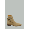 Wyatt Jodhpur Boots en Suède - Beige - SAINT LAURENT