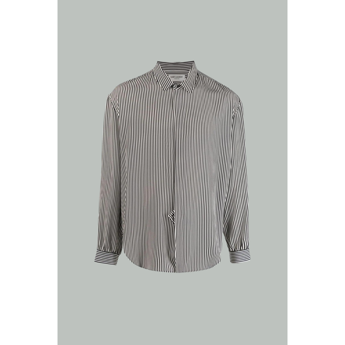 Chemise a Rayure - Noir Blanc - SAINT LAURENT