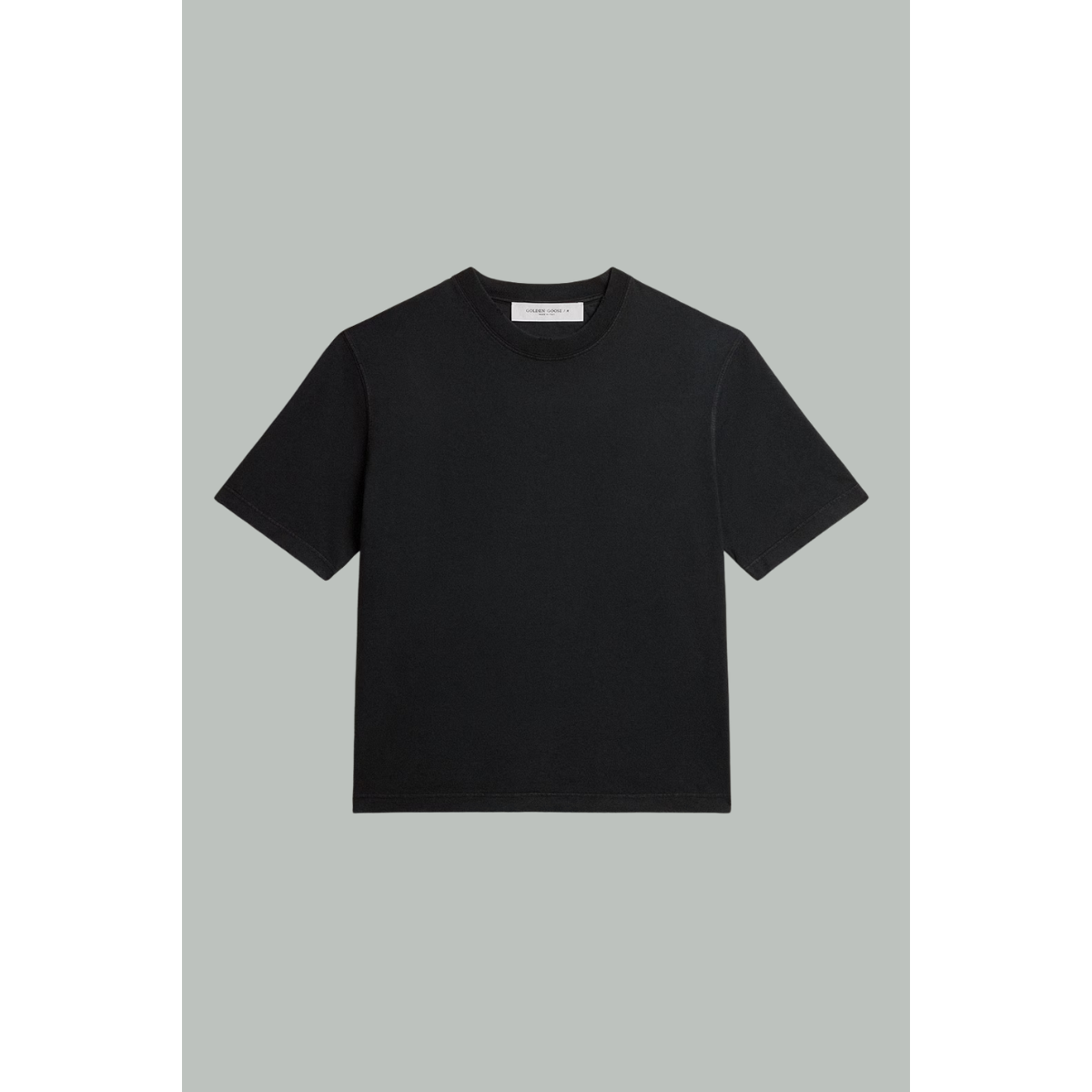 T-shirt David - Noir - Coton - GOLDEN GOOSE
