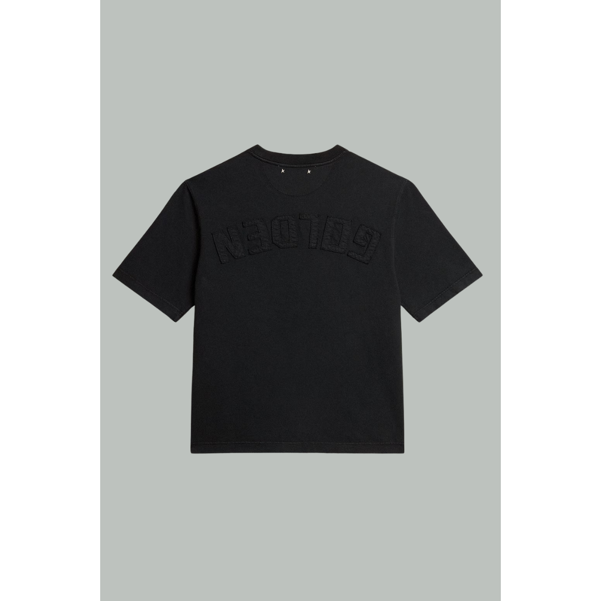 T-shirt David - Noir - Coton - GOLDEN GOOSE