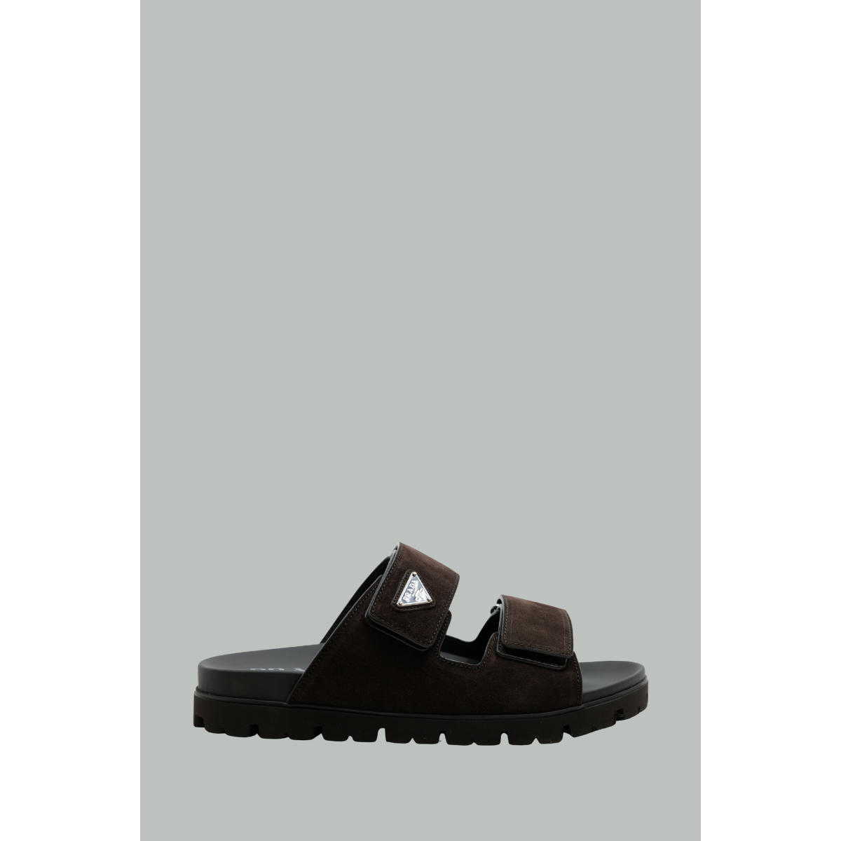 Sandales - Chocolat - Cuir/Nubuck - PRADA