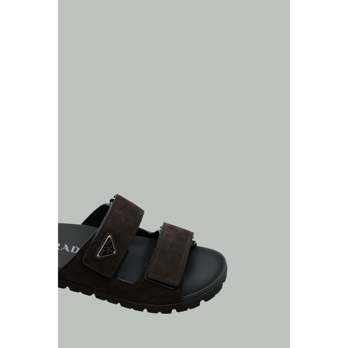 Sandales - Chocolat - Cuir/Nubuck - PRADA