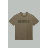 T-shirt à effet usé - Vert Olive - GOLDEN GOOSE