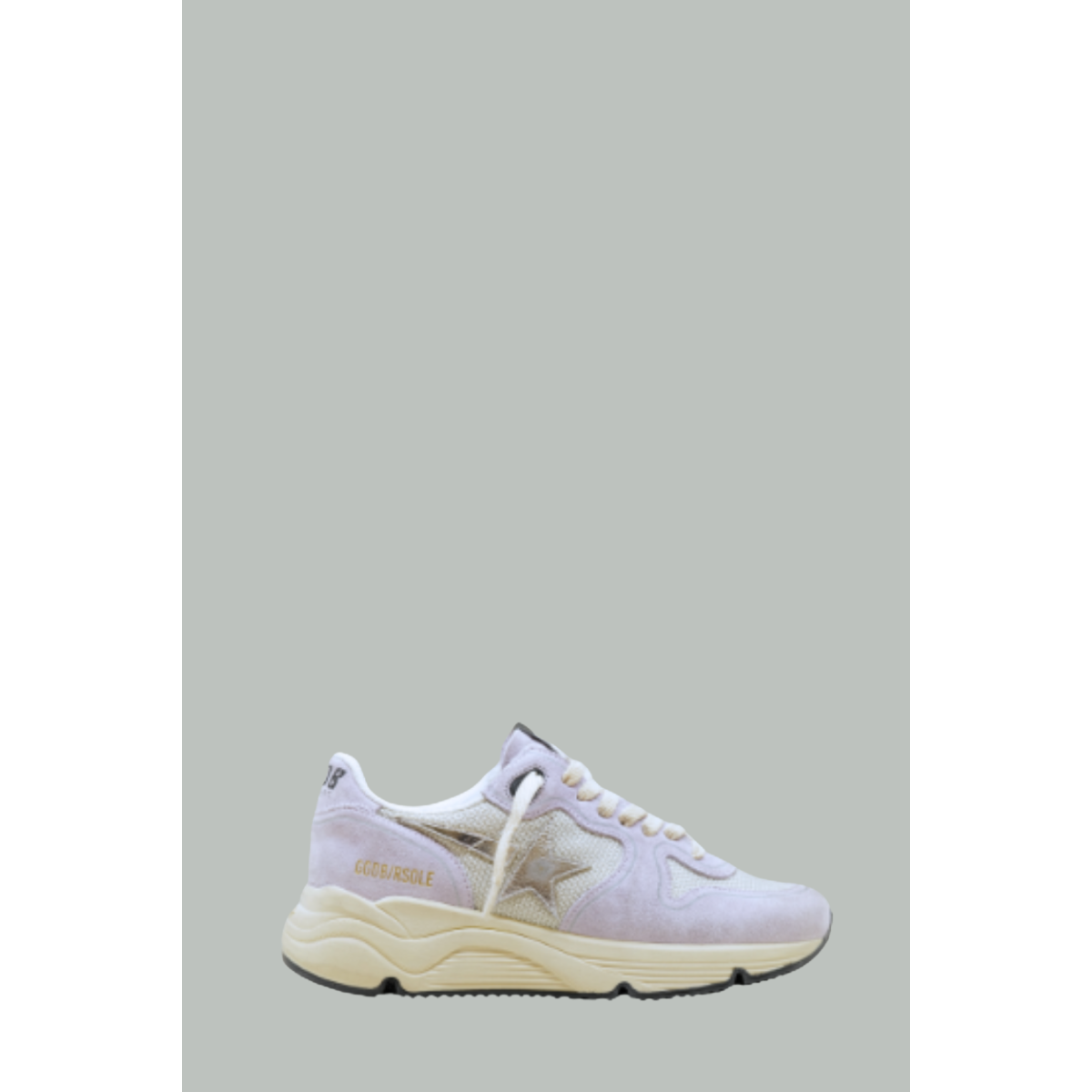 Baskets Running Sole Femme - Parme / Argent - GOLDEN GOOSE