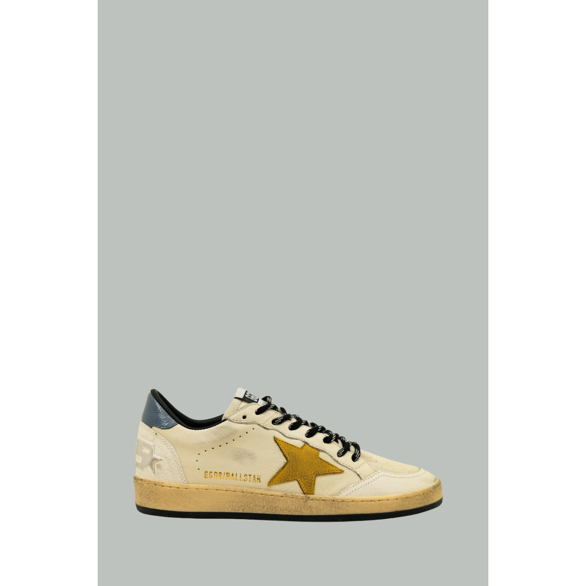Baskets Ball Star Homme - Bleu / Jaune - GOLDEN GOOSE