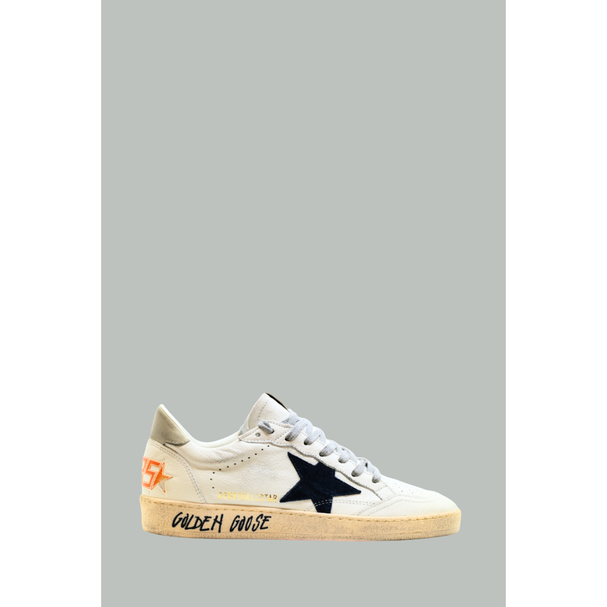 Ball Star Homme - Blanc / Bleu / Glace - GOLDEN GOOSE
