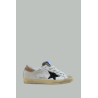 Super-Star Classic With List Femme - Blanc / Taupe / Noir - GOLDEN GOOSE